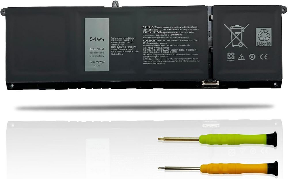 BATERIA LAPTOP DELL GENERICA V6W33 54WH LI-ION 15V 3420MAH