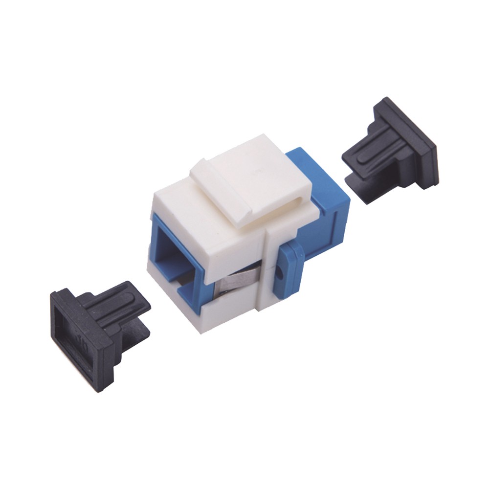 Acoplador Keystone de fibra óptica Monomodo SC/PC Simplex a SC/PC Simplex LPFOAD6126