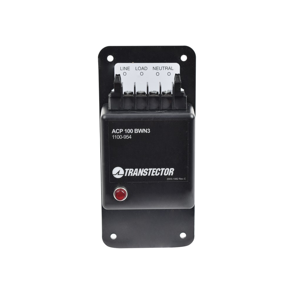 Protector Monofasico de 120VAC 15A Con Tecnología Diodo de Silicio Y Fusible Interno ACP100BWN3
