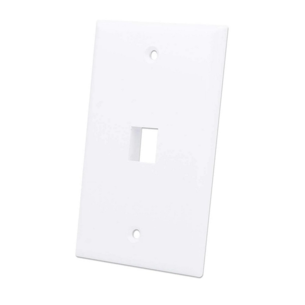 Tapa para caja MONTAJE AL RAS UNA SALIDA BLANCO