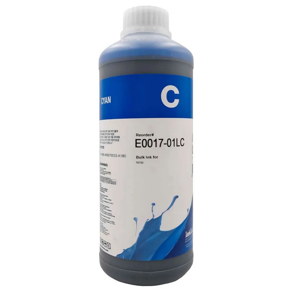 TINTA CYAN PARA IMPRESORA EPSON 1 LITRO INKTEC E0017-01LC