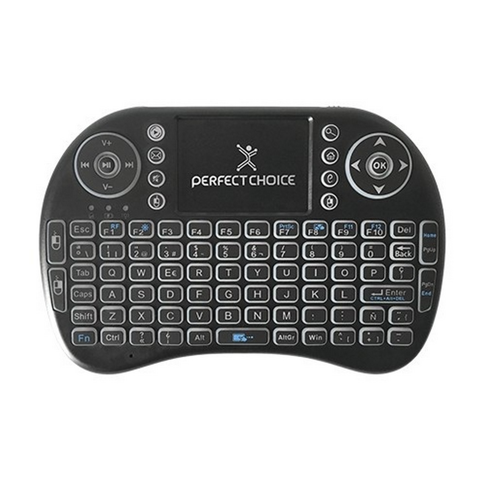 MINI TECLADO INALAMBRICO USB CON TOUCHPAD PERFECT CHOICE PC-201007