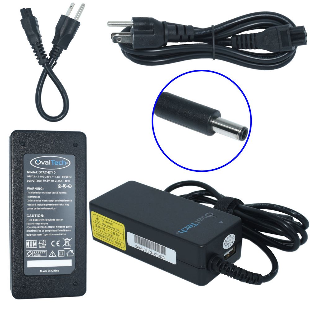 ADAPTADOR DE CORRIENTE DELL OVALTECH OTAC-E74D 45W