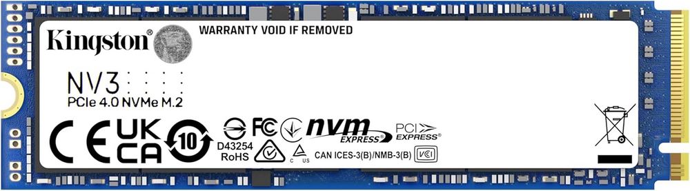 DISCO DURO SSD PCIE 4.0 NVME M.2 500GB NV3 KINGSTON
