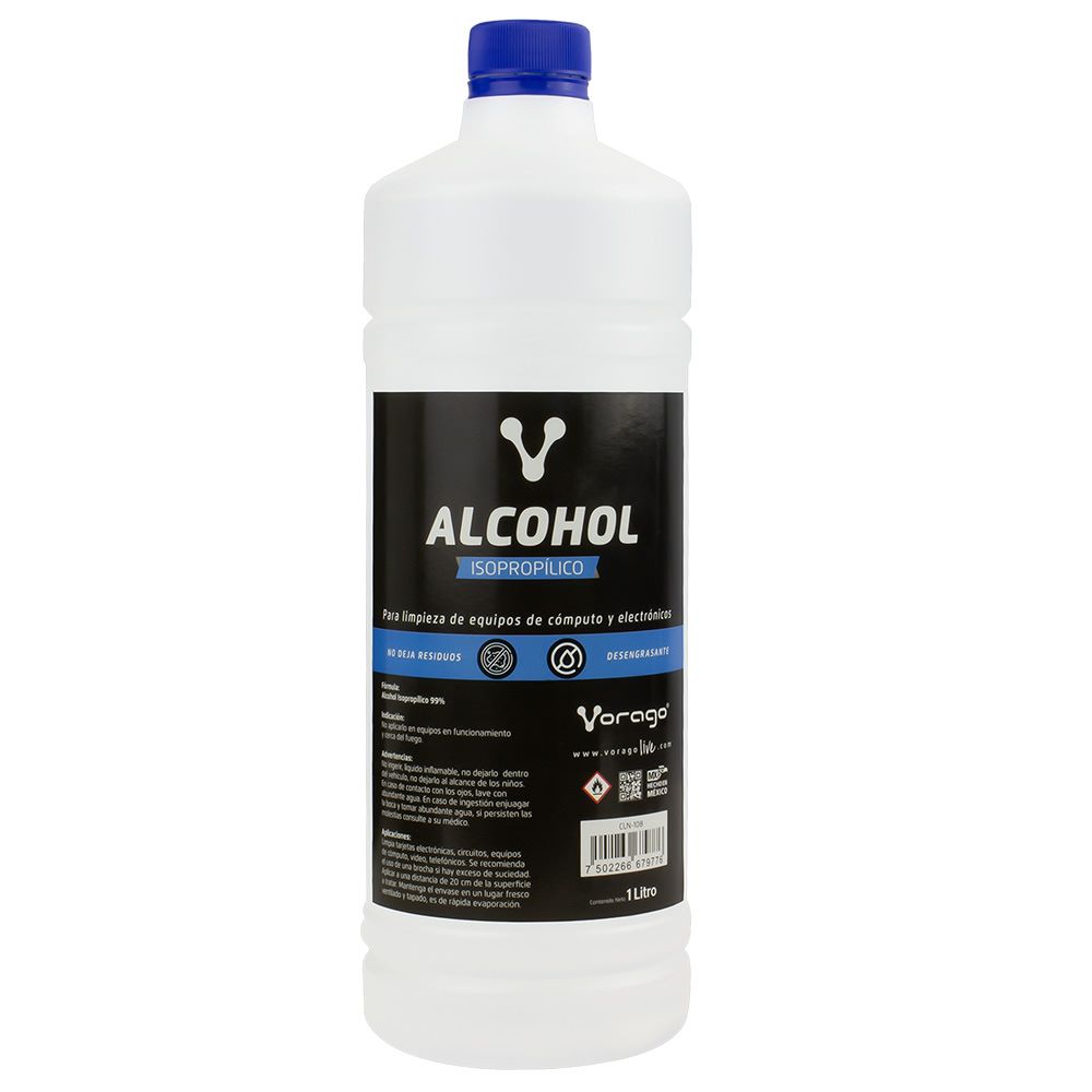 ALCOHOL ISOPROPILICO VORAGO 1L CLN-108