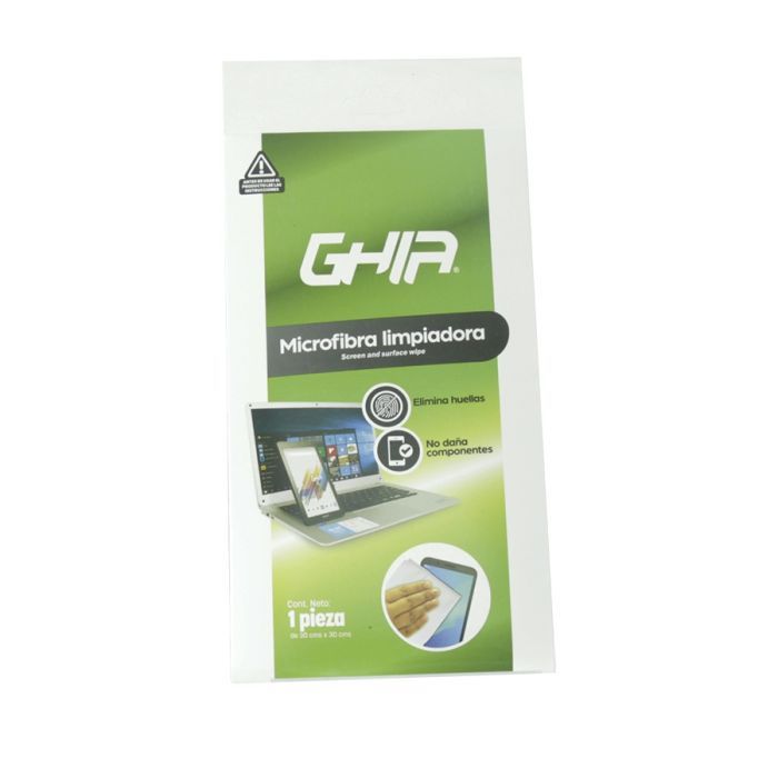 MICROFIBRA LIMPIADORA 30CMS X 30CMS GHIA GLS-008