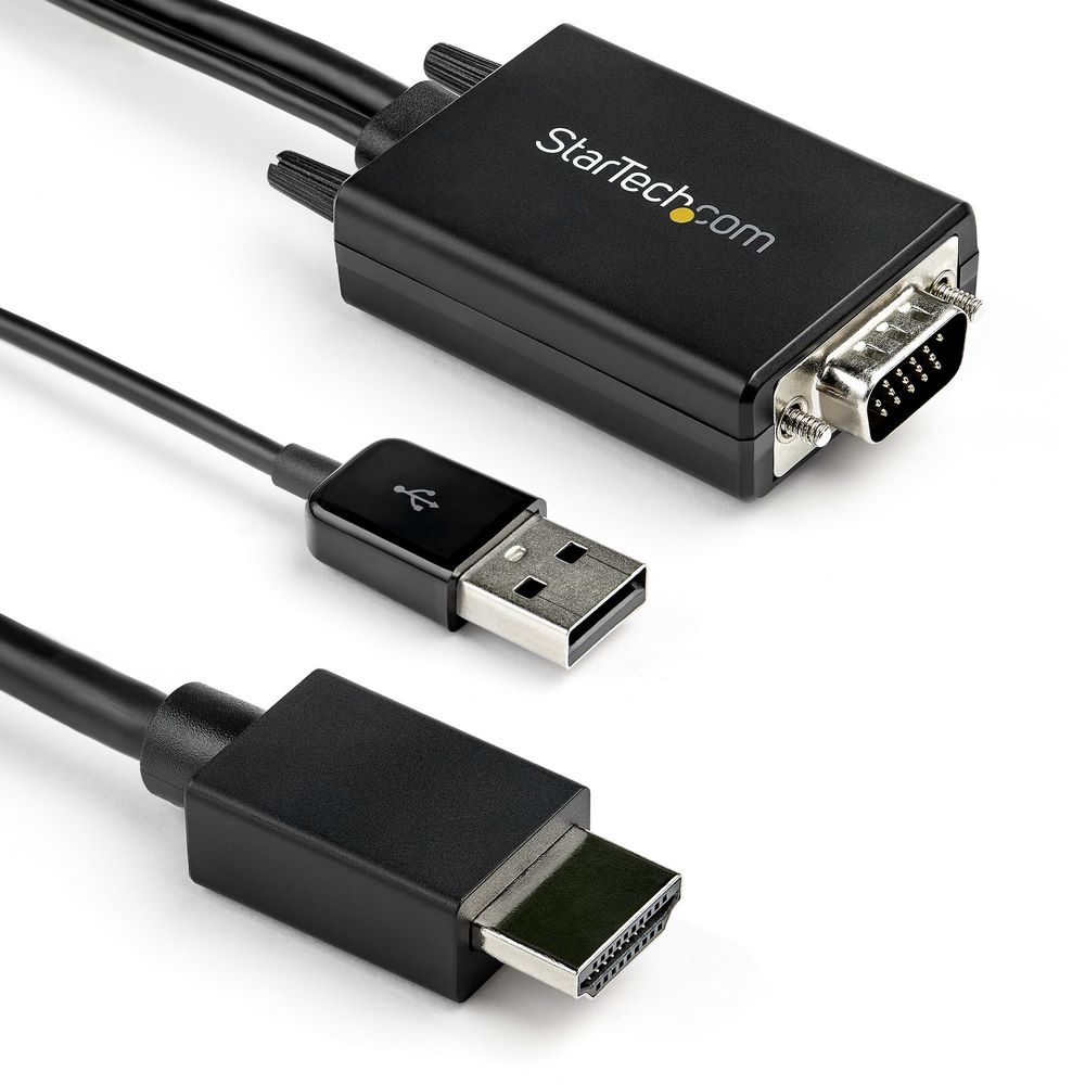 ADAPTADOR DE VIDEO VGA A HDMI 2M STARTECH VGA2HDMM2M