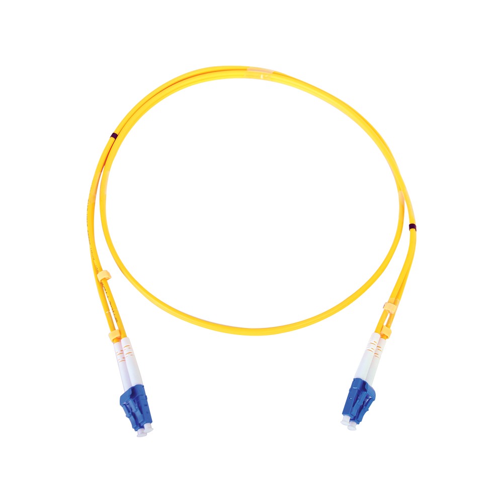 Jumper de Fibra Óptica Monomodo LC/LC Duplex de 1 metro LINKEDPRO LPFO6049B