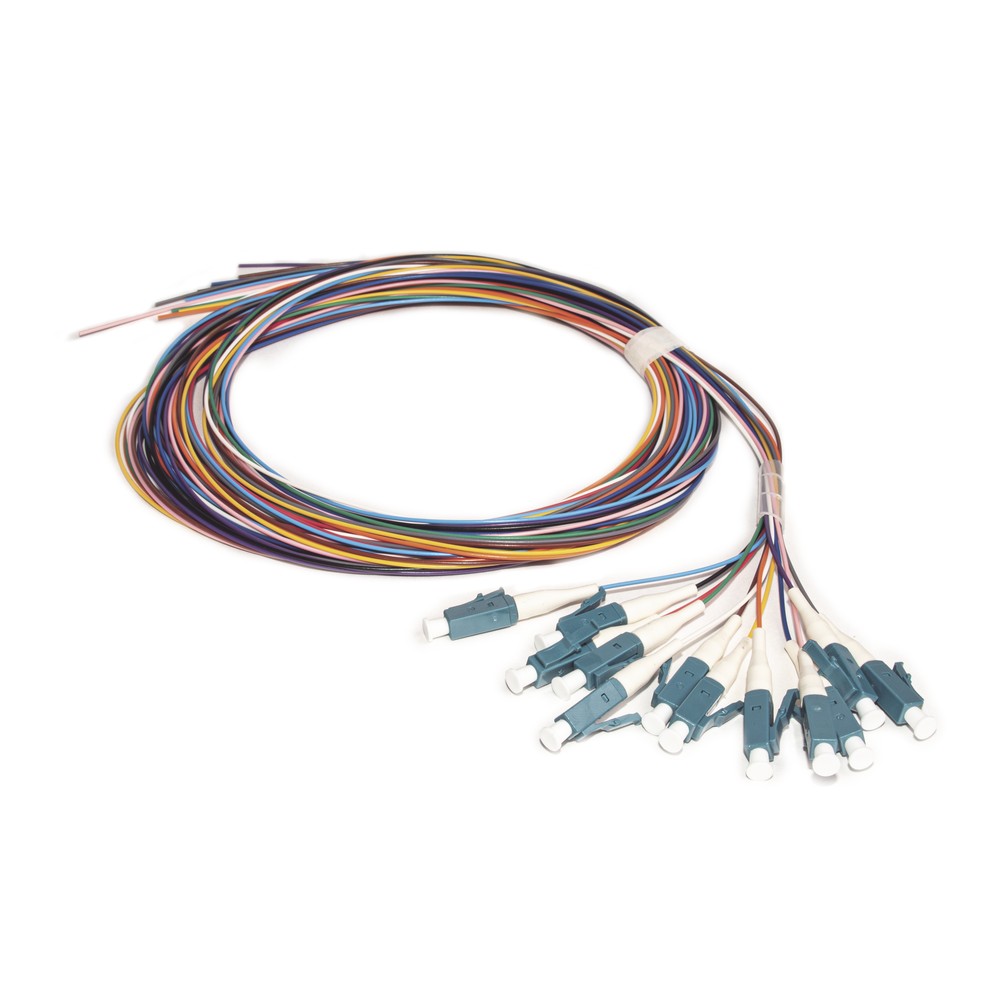 Kit de 12 Pigtails LC/UPC Monomodo 2 metros LINKEDPRO LPFOSMPIG12LCU