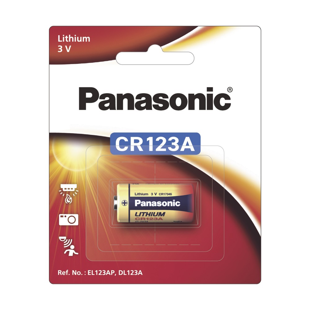 Batería de litio PANASONIC / 3 Vcc /1,550 mAh / Aplicación en transmisores de alarma inalámbricos/ Con empaque