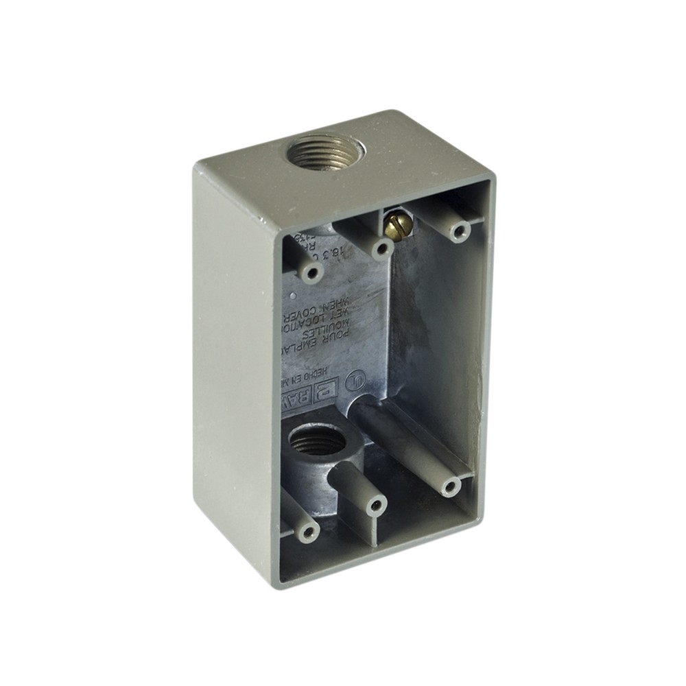 Caja Condulet FS de 1/2\" ( 12.7 mm) con dos bocas a prueba de intemperie RR470