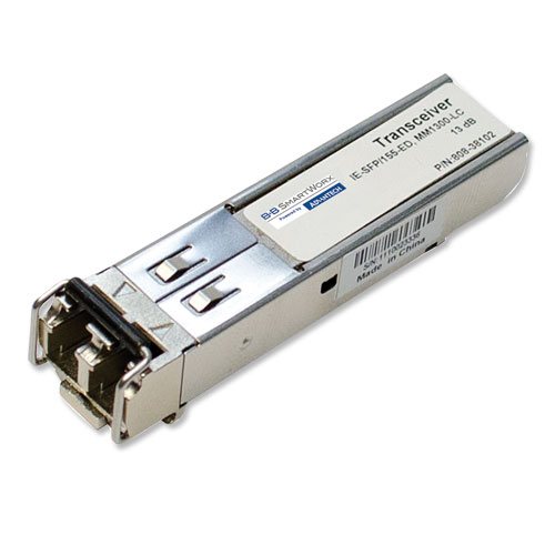 TRANSCEPTOR DE FIBRA OPTICA B+B SmartWorx IE-SFP/1250-ED MM850-LC CONECTOR LC DUPLEX 7.5DB SFP 808-38201