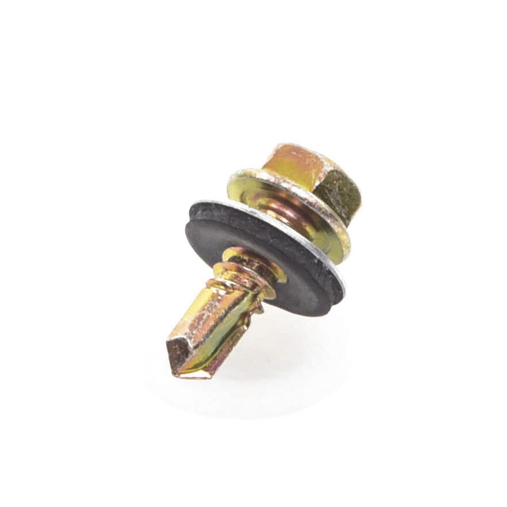 Tornillo Punta Broca Sello Montado 6.4 X 25 mm (1/4\" X 1\") Caj. C/100pz. ANCLO PAS 14 100