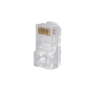 Plug Modular RJ45 / Cat 5e / Chapado en Oro a 30 Micras / Sin Blindaje DS1M5EUA30U RJ455EHIKVISION
