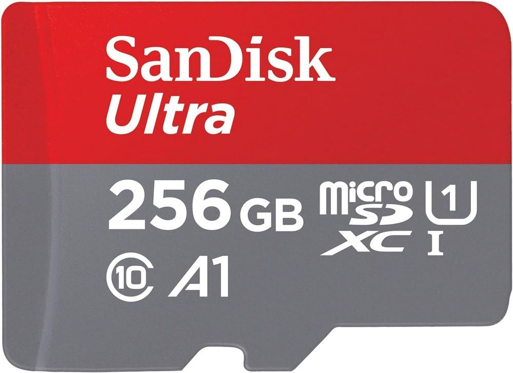 MEMORIA MICROSD SANDISK ULTRA 256GB A1 CLASE10 CON ADAPTADOR 