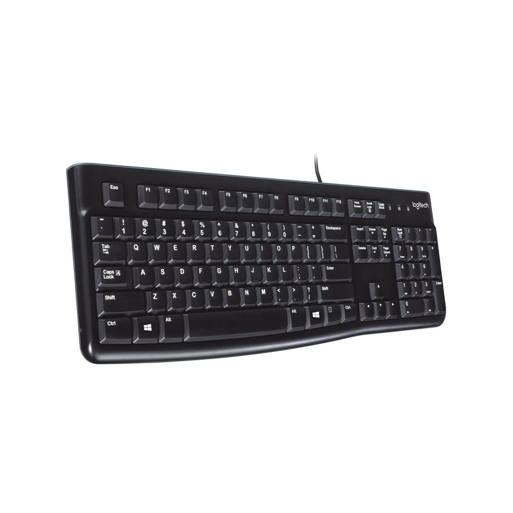 TECLADO ALAMBRICO USB COMPLETO LOGITECH K120 