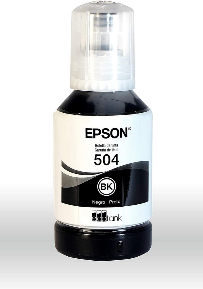 bote de tinta epson 504 color negro 127ml T504120
