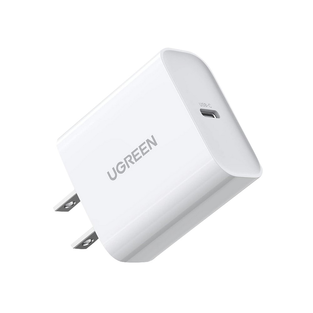 Cargador USB-C de 20W | 1 USB-C de Carga Rápida | QC4.0+ | PD3.0 | PPS | BC1.2| Carga Inteligente | Chip PWM | Múltiple Protección | Mayor Eficiencia Energética | Tamaño Compacto | Carcasa Ignifuga | Color Blanco