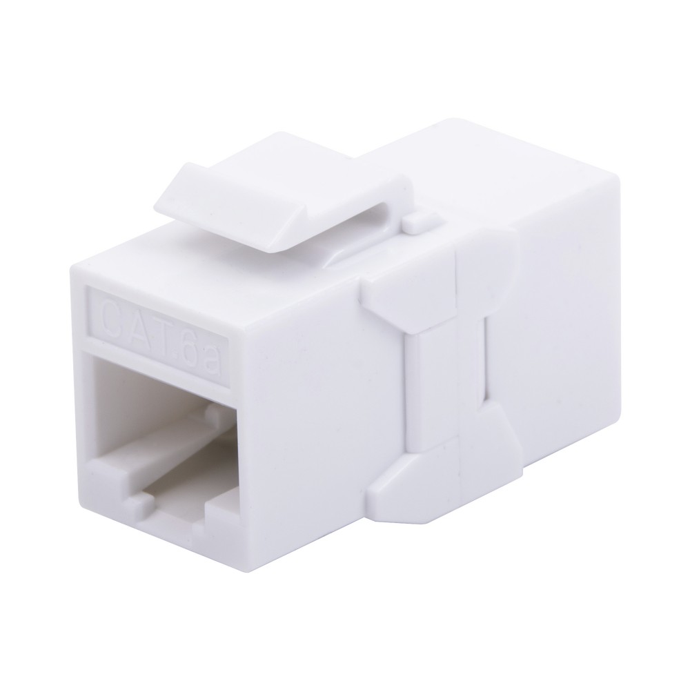 Acoplador UTP Cat6A hembra RJ45 a RJ45 hembra Color Blanco LPKJUC6A