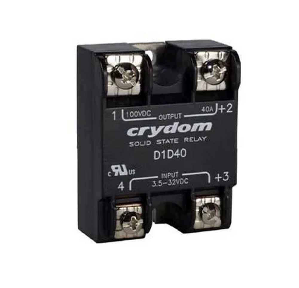 RELEVADOR DE ESTADO SOLIDO - SSR PM IP00 - ENTRADA 3.5-32VCD - SALIDA 100VCD 40A D1D40