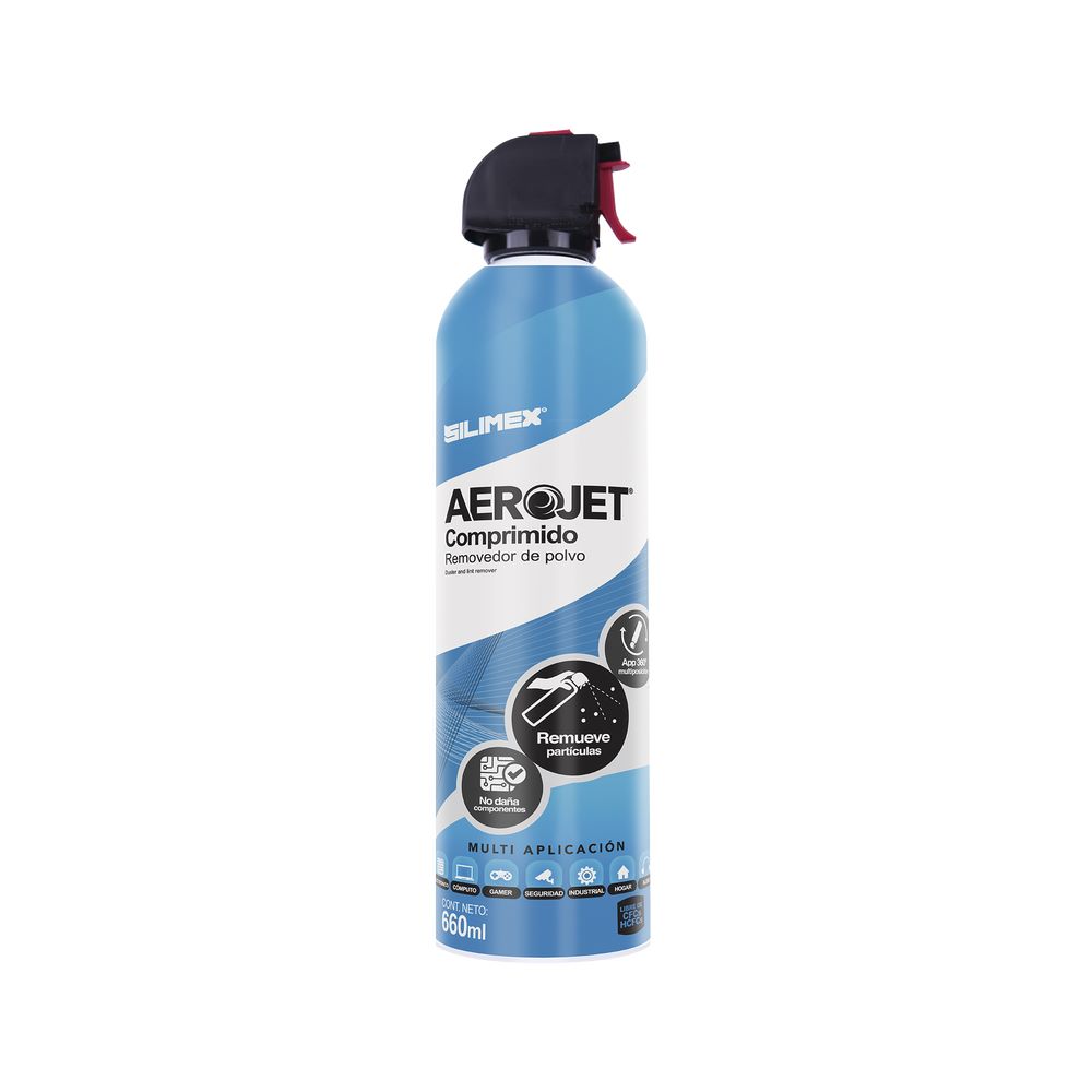 AIRE COMPRIMIDO AEROJET 360 SILIMEX 660ML