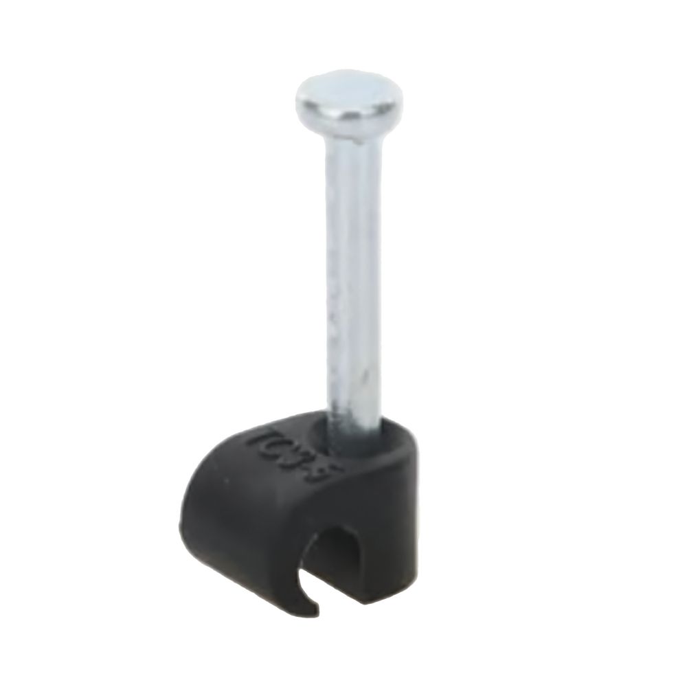 Grapa negra para Fibra óptica redonda de 3 mm (100pzs) (3101-00400) THORSMAN TC 3-5 Rc 3/4PULG