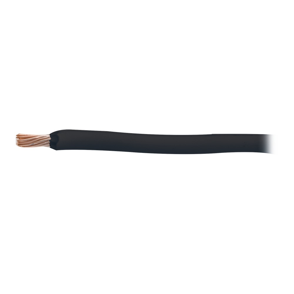 Cable Eléctrico de Cobre Recubierto THW-LS Calibre 10 AWG 19 Hilos Color negro (100 metros) SLY304BLK100