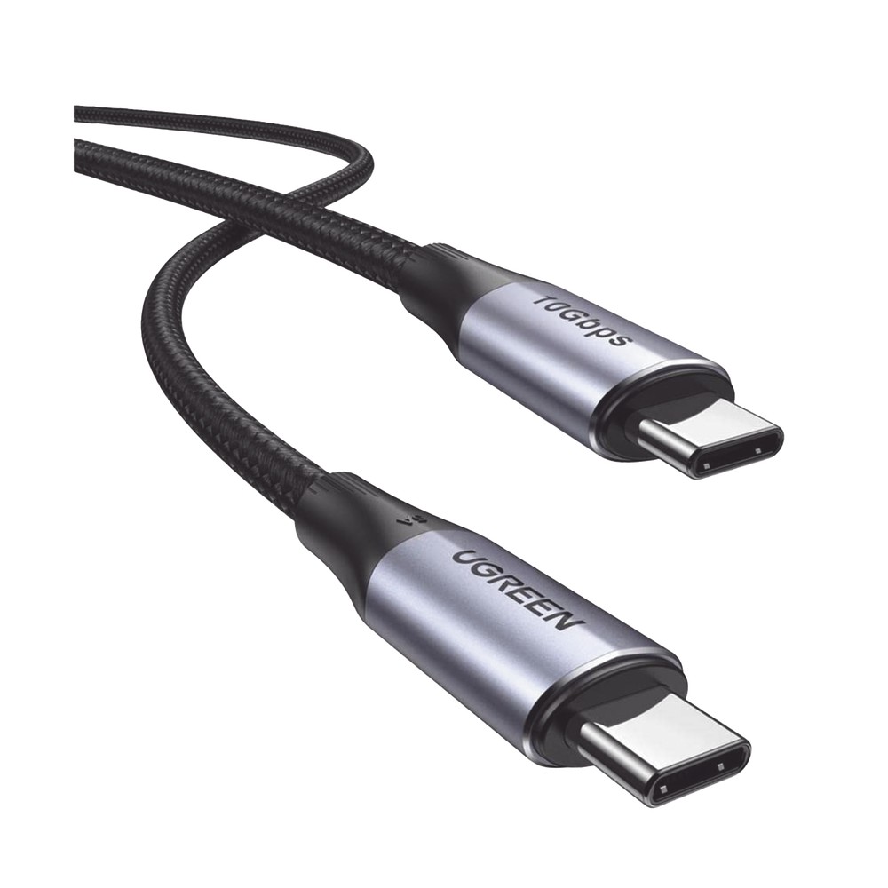 Cable USB-C a USB-C 3.2 Thunderbolt | 1 Metro | 240W | 10 Gbps | 480 Mbps | Soporta Video 4K@60Hz| Chip E-Market Inteligente | Carcasa de Aluminio | Nylon Trenzado | Blindaje de 4 capas 80150