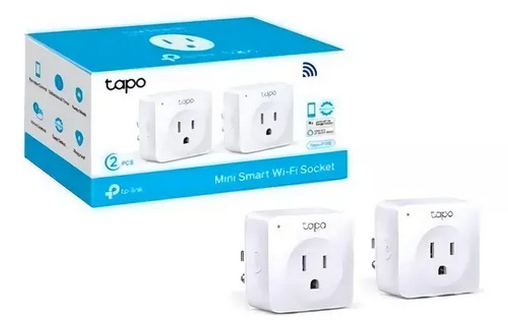 MINI CONTACTO INTELIGENTE WIFI TPLINK TAPO P1002-PACK 2 PIEZAS INALAMBRICO 10A