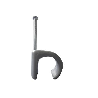 Grapa para cable redondo de 14mm color gris (100pzs) (3105-00100) THORSMAN TC1420
