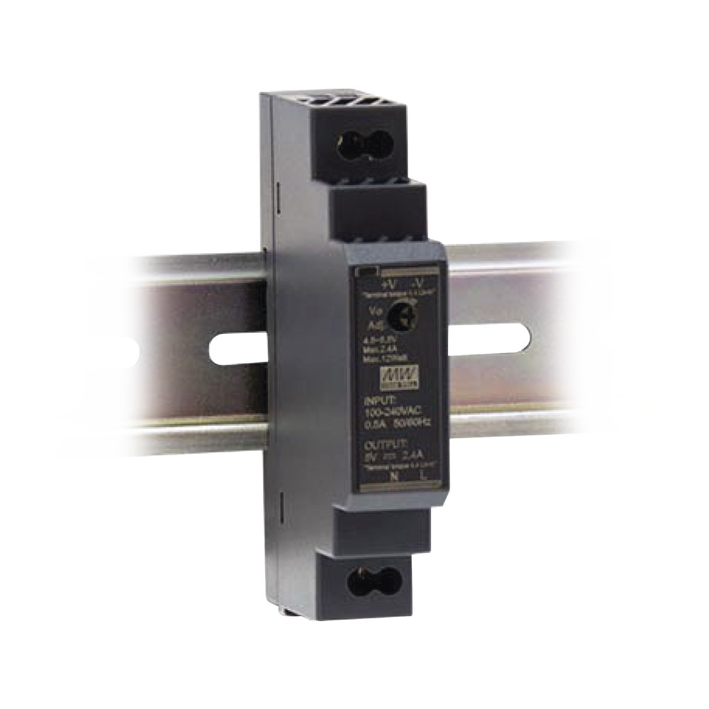 Fuente de Poder Industrial Ultra Delgada Riel Din 12Vcc, 15W HDR-15-12