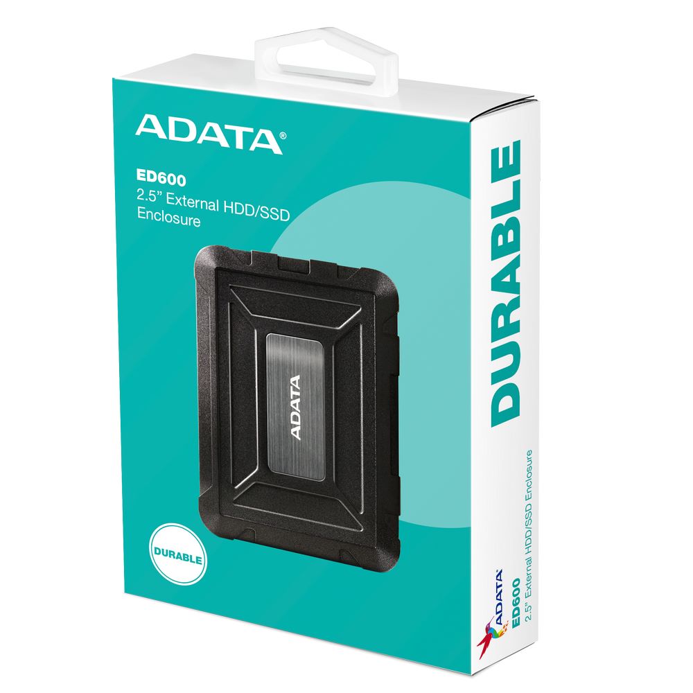 CARCASA PARA DISCO DURO USB 3.0 ADATA ED600 2.5 PULGADAS