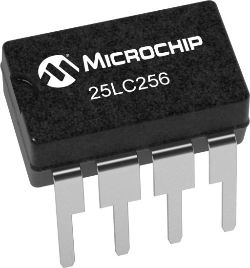 MEMORIA SPI SERIAL EEPROM 25LC256 256KB 8PIN PDIP 2.5V