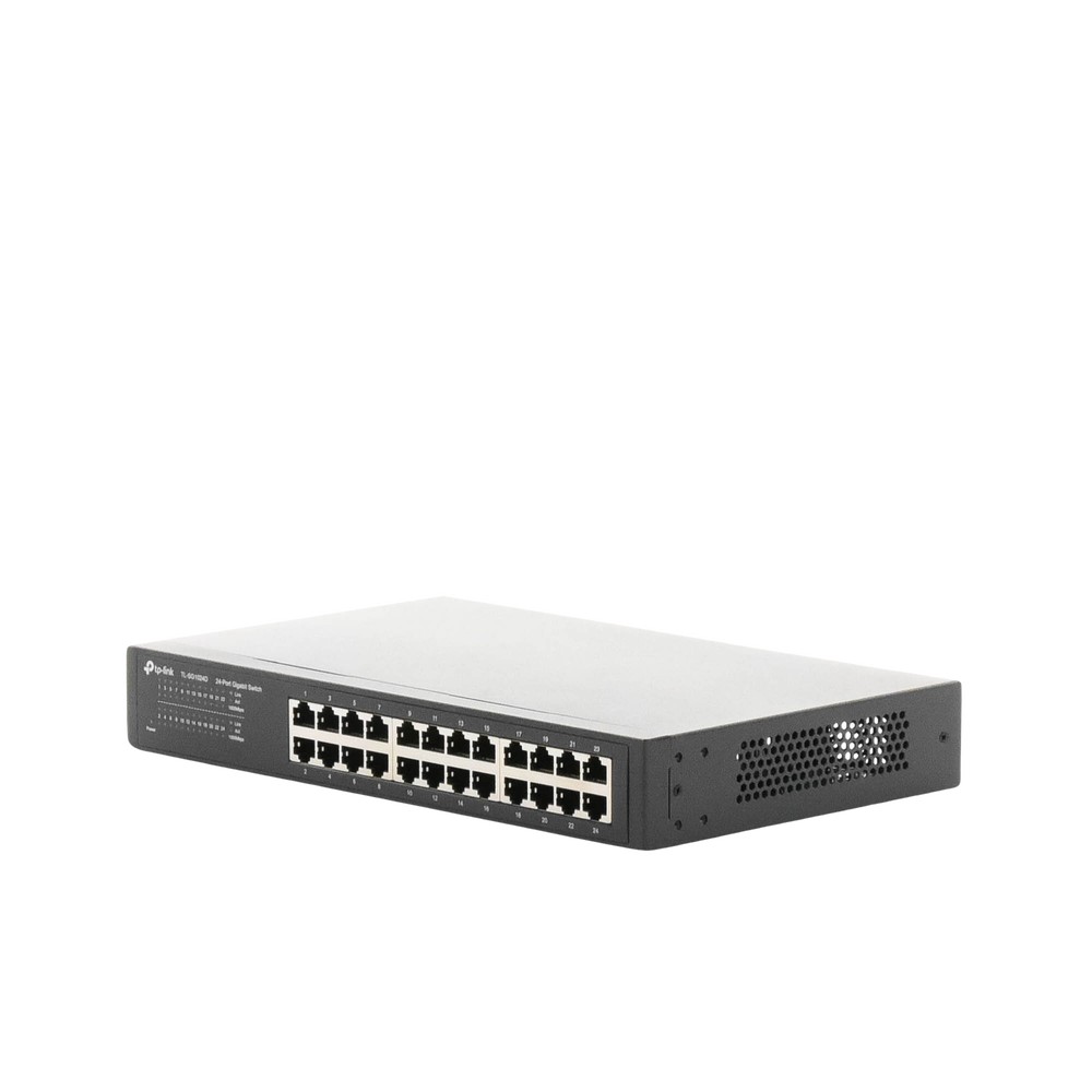 Switch Gigabit no administrable de 24 puertos 10/100/1000 Mbps para escritorio/rack TPLINK TLSG1024D