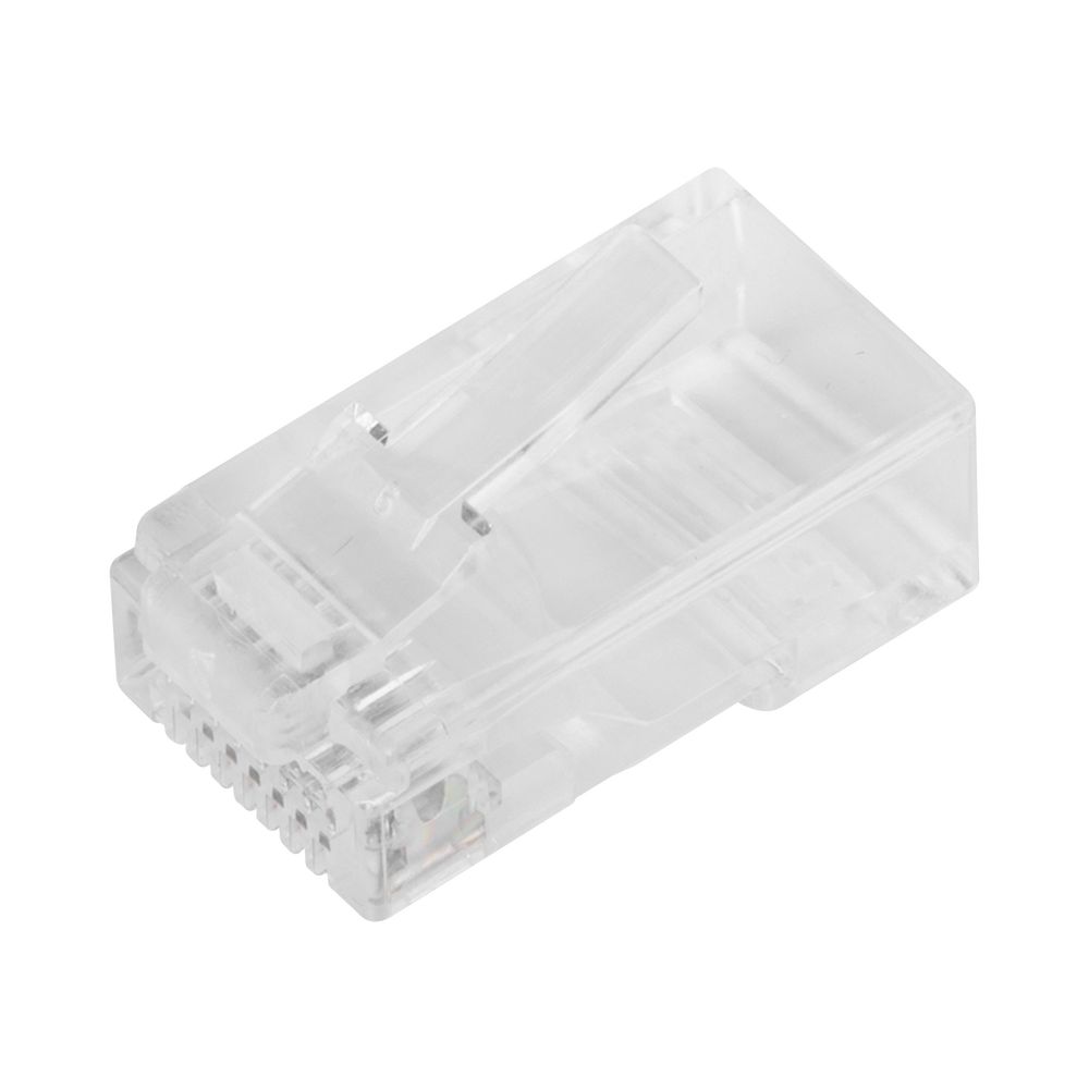 Plugs Pass through RJ45 Cat6 sin blindaje, chapado de oro a 30 micras LINKEDPRO TC6PASS